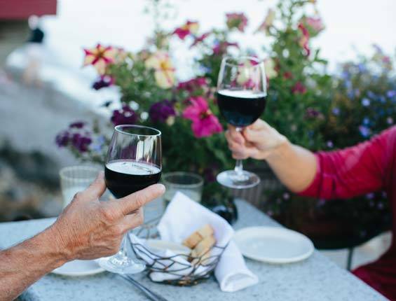 Enjoying wine in PT photo by Ashley Forette