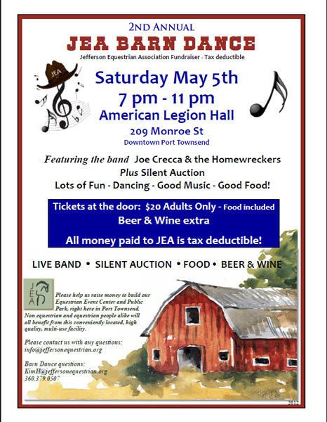Jefferson Equestrian Association Barn Dance – May 5