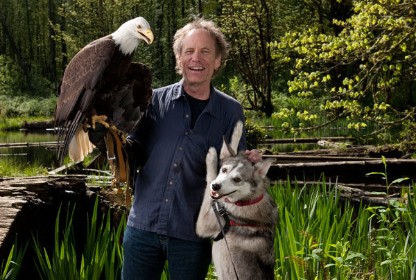 Meet “Freedom The Eagle” at the Port Townsend Marine Science Center